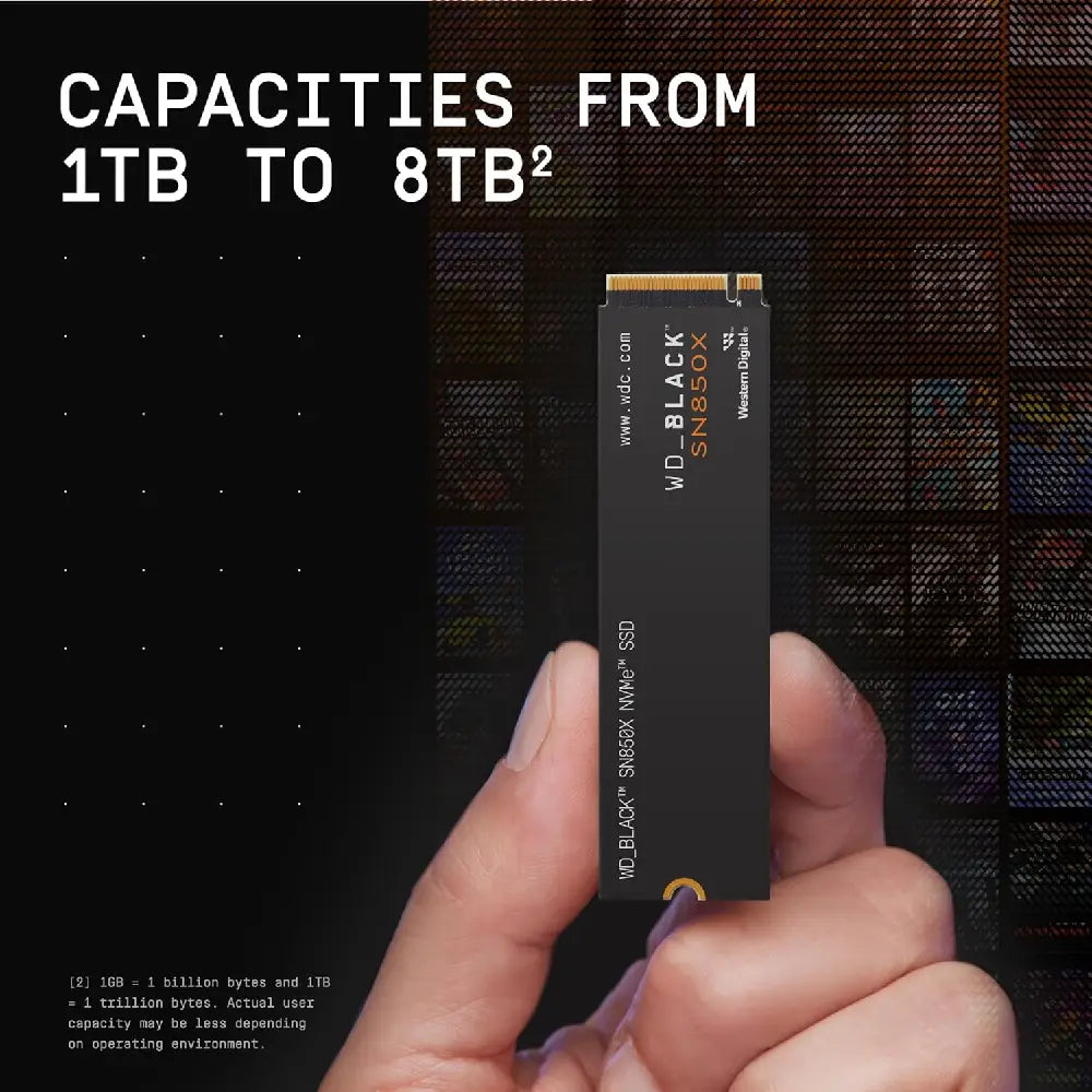 WD_BLACK 1TB SN850X NVMe Internal Gaming SSD WDS100T2X0E thumbnail