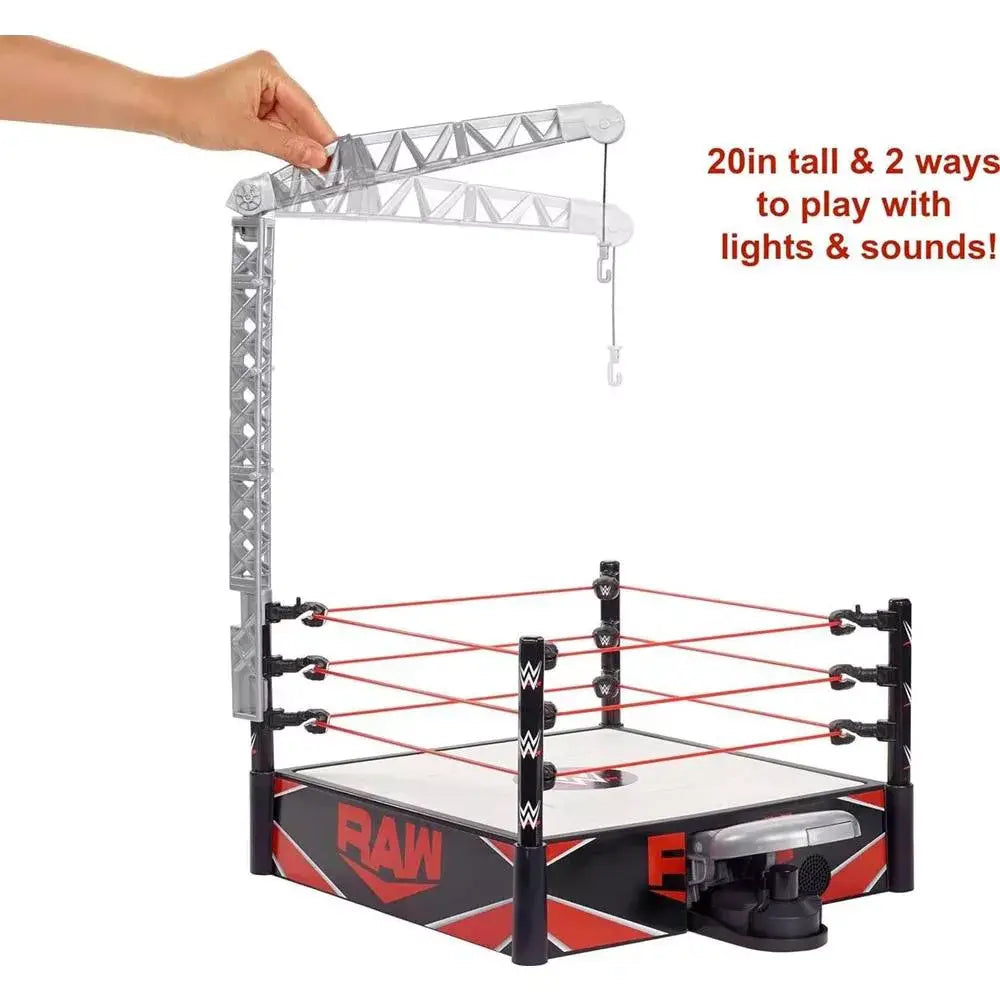 WWE Wrekkin Kickout Ring Playset With Ref Mode & Launcher Mode GXV80 thumbnail