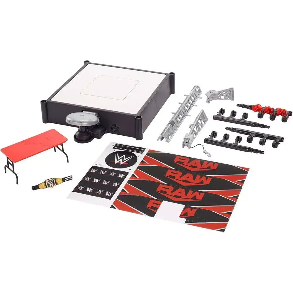 WWE Wrekkin Kickout Ring Playset With Ref Mode & Launcher Mode GXV80 thumbnail