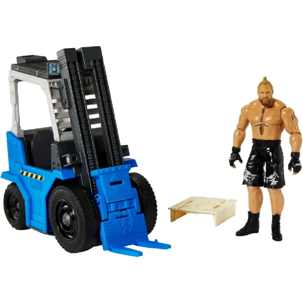 WWE Wrekkin Slam 'n Stack Forklift With Brock Lesnar Action Figure thumbnail