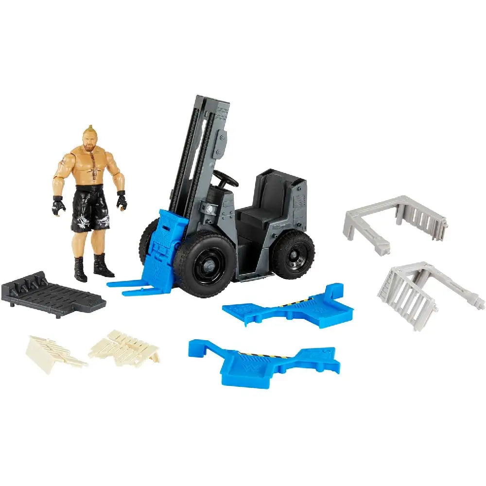 WWE Wrekkin Slam 'n Stack Forklift With Brock Lesnar Action Figure thumbnail