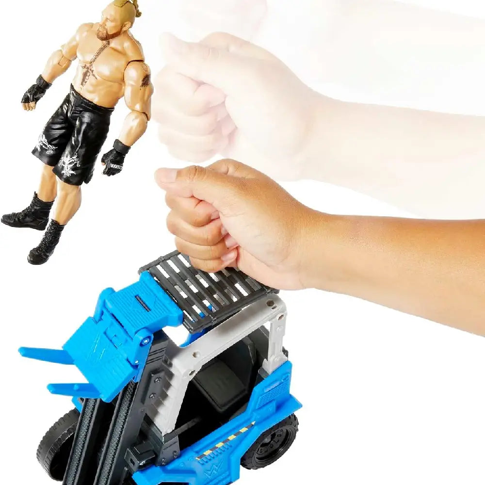 WWE Wrekkin Slam 'n Stack Forklift With Brock Lesnar Action Figure thumbnail
