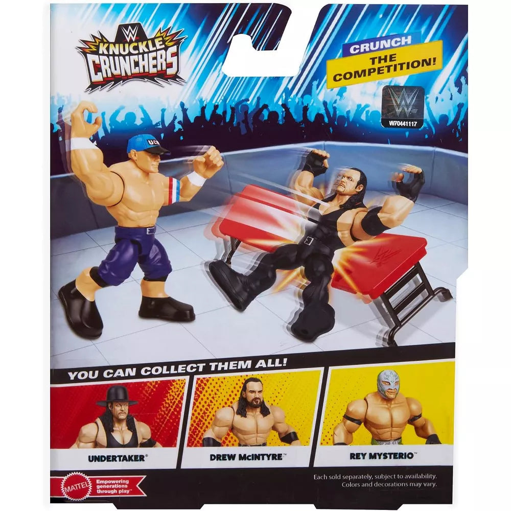 WWE Knuckle Crunchers John Cena Action Figure thumbnail