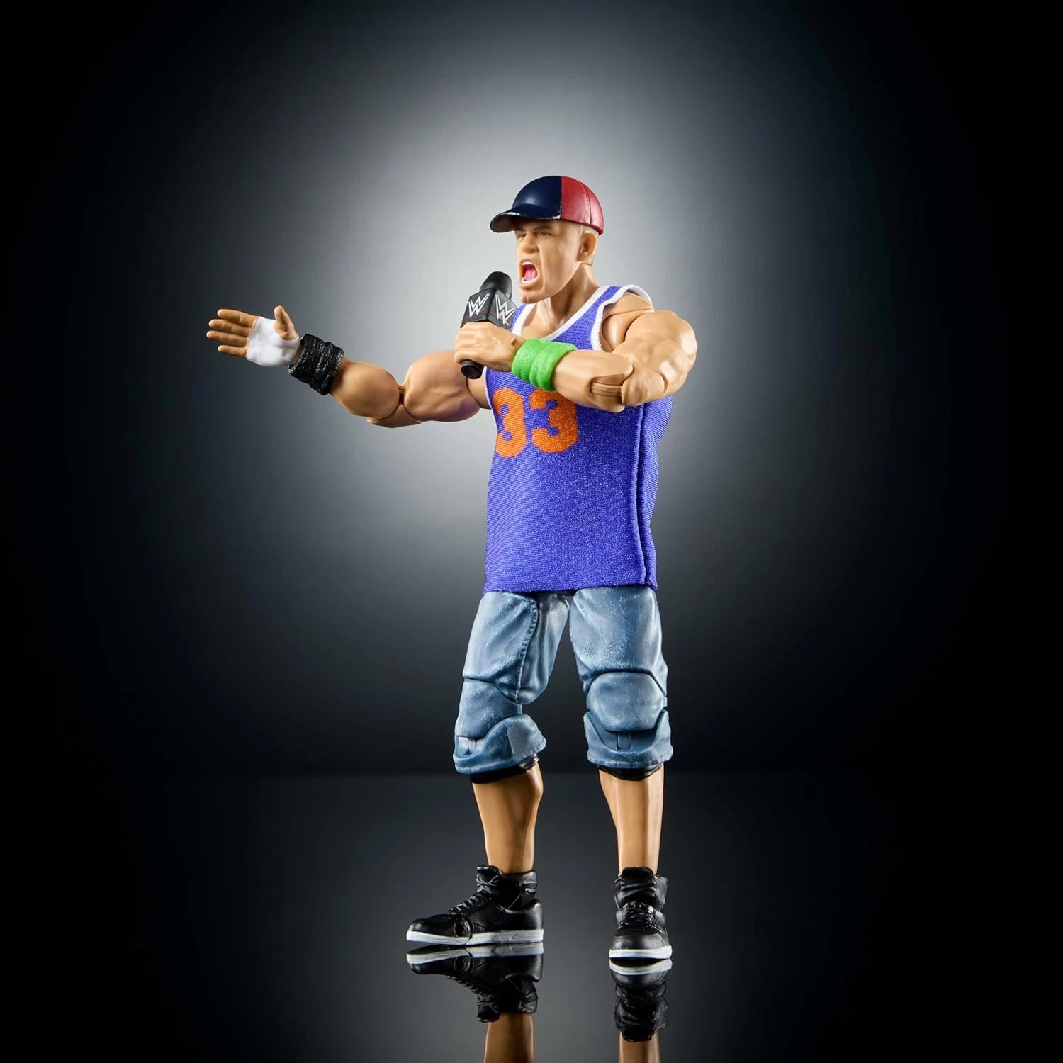 WWE Ultimate Edition John Cena Action Figure with Signature Wrestling Attire, Fully Poseable Limbs, Accessories and Collector-Quality Design for Kids and Fans thumbnail
