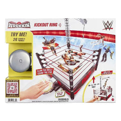 WWE Wrekkin Kickout Ring Playset With Ref Mode & Launcher Mode GXV80