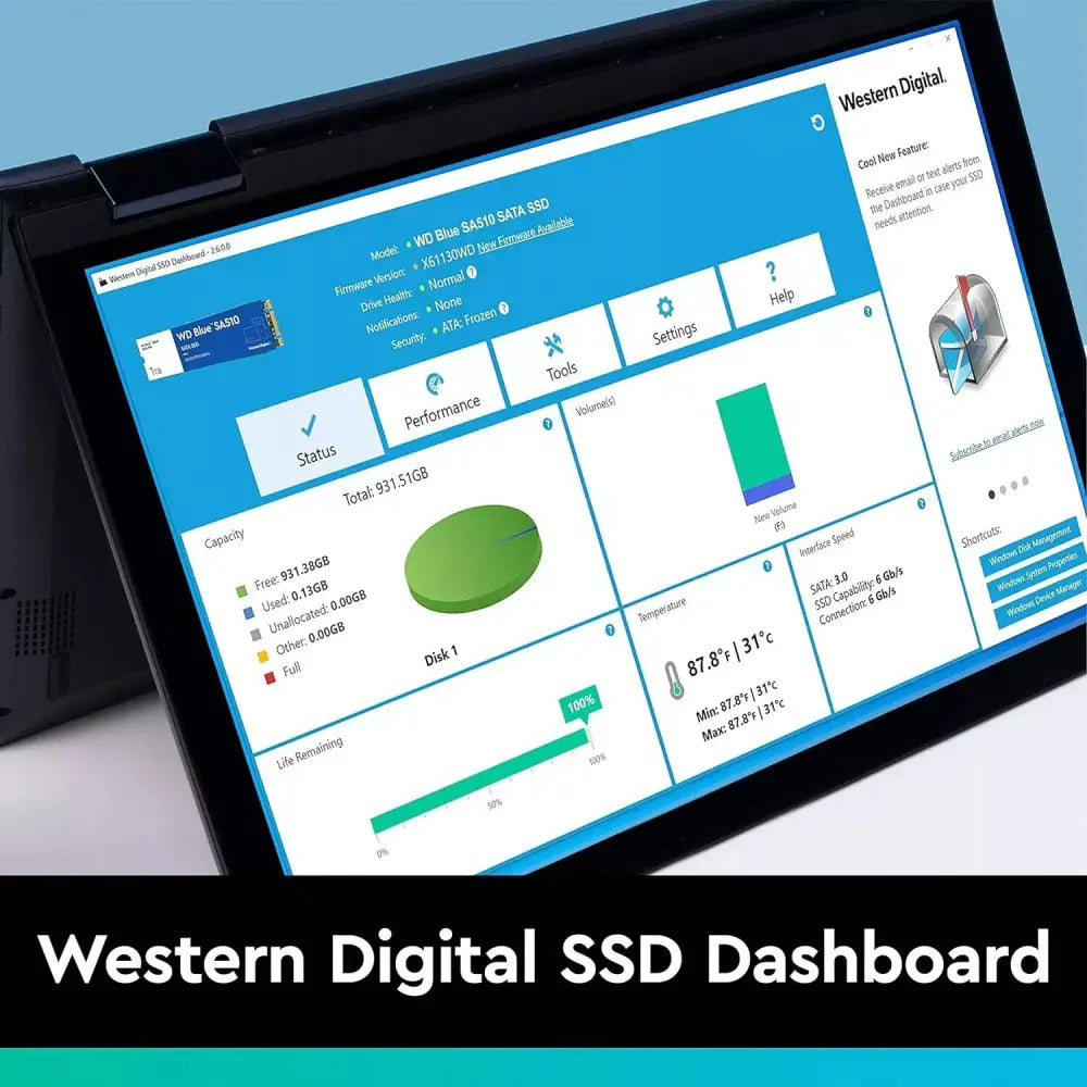 Western Digital 1TB SA510 SATA Internal SSD WDS100T3B0A thumbnail