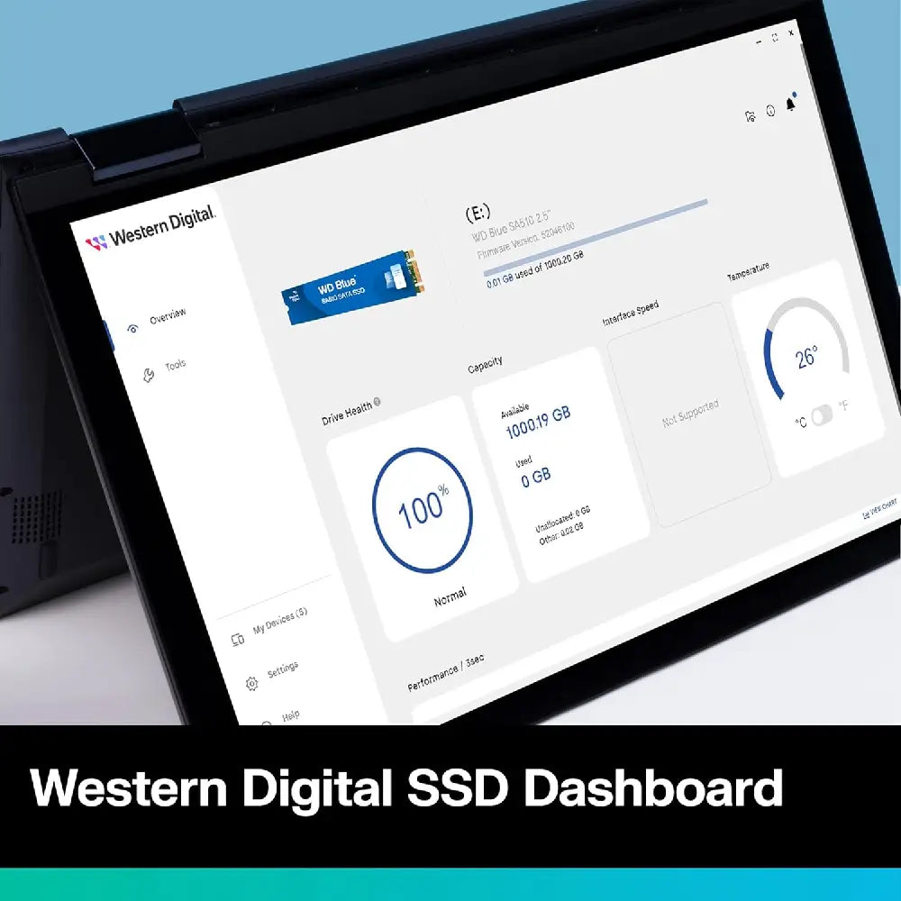 Western Digital 2TB WD Blue SA510 SATA SSD WDS200T3B0B thumbnail