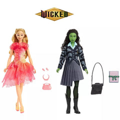 Wicked Movie Glinda & Elphaba Doll 2-Pack – Shiz University Fashion Dolls Inspired by Universal Pictures