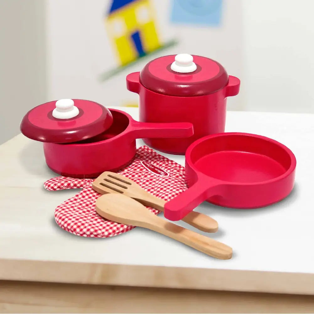 Wooden Pot Cooking Set MD-2610 thumbnail
