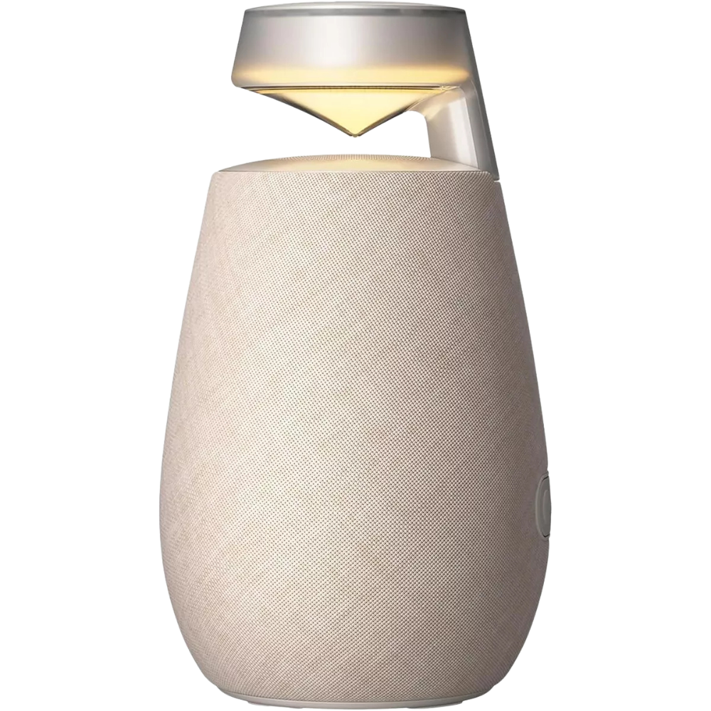 LG XBOOM 360 XO2TBK Wireless Bluetooth Speaker with Omnidirectional Sound – Beige Portable Home Audio