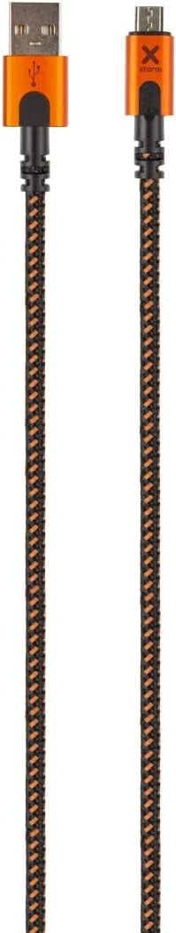 Xtorm Xtreme 1.5 m USB-A to Lightning Cable – Durable Braided Orange thumbnail