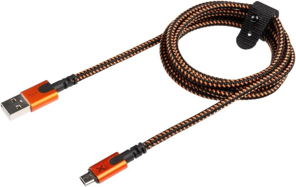 Xtorm Xtreme 1.5 m USB-A to Lightning Cable – Durable Braided Orange thumbnail