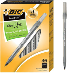 BIC Pens Pack Of 36 Pens  BIC-PAN-BLACK
