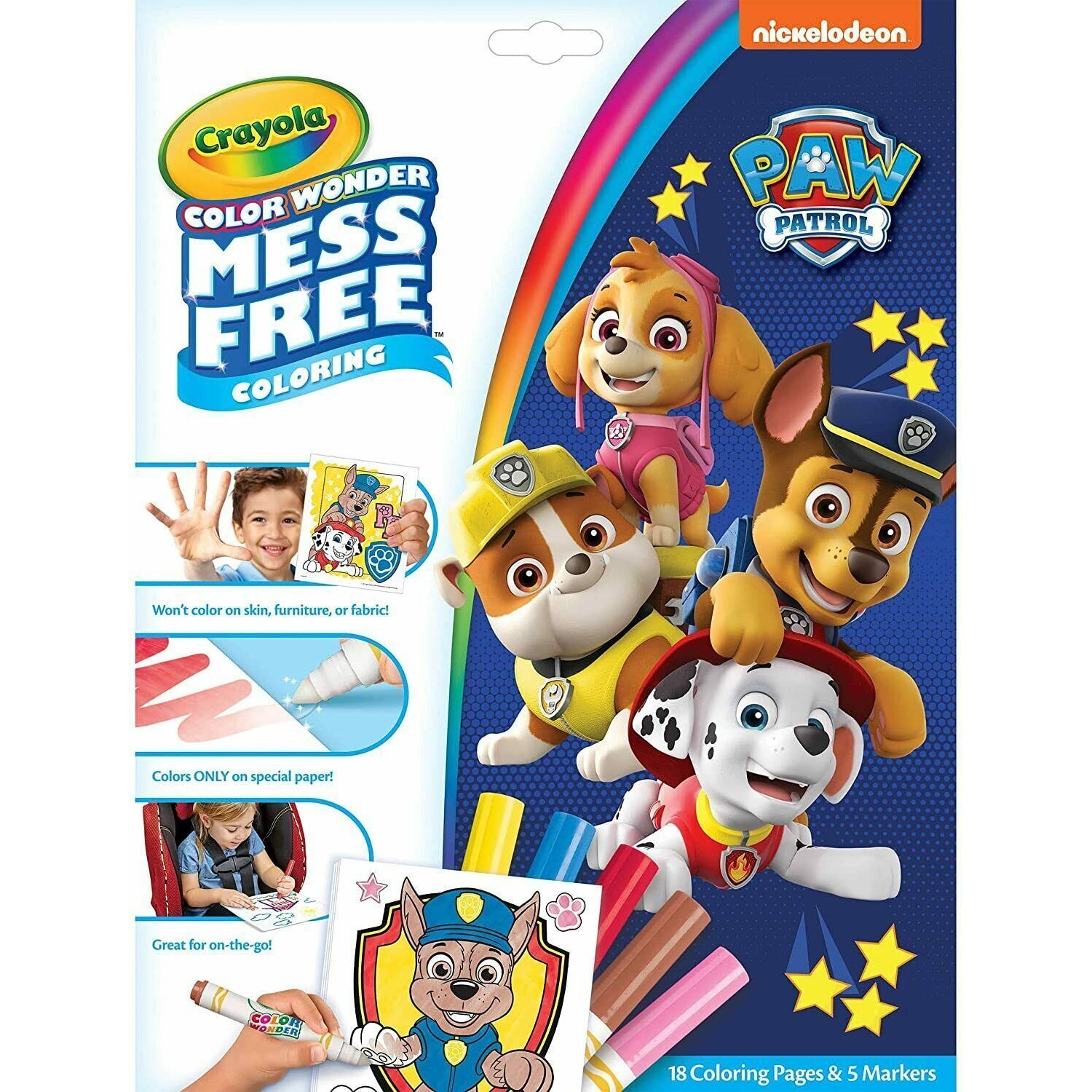 Crayola Paw Patrol Super Paws Color Wonder thumbnail