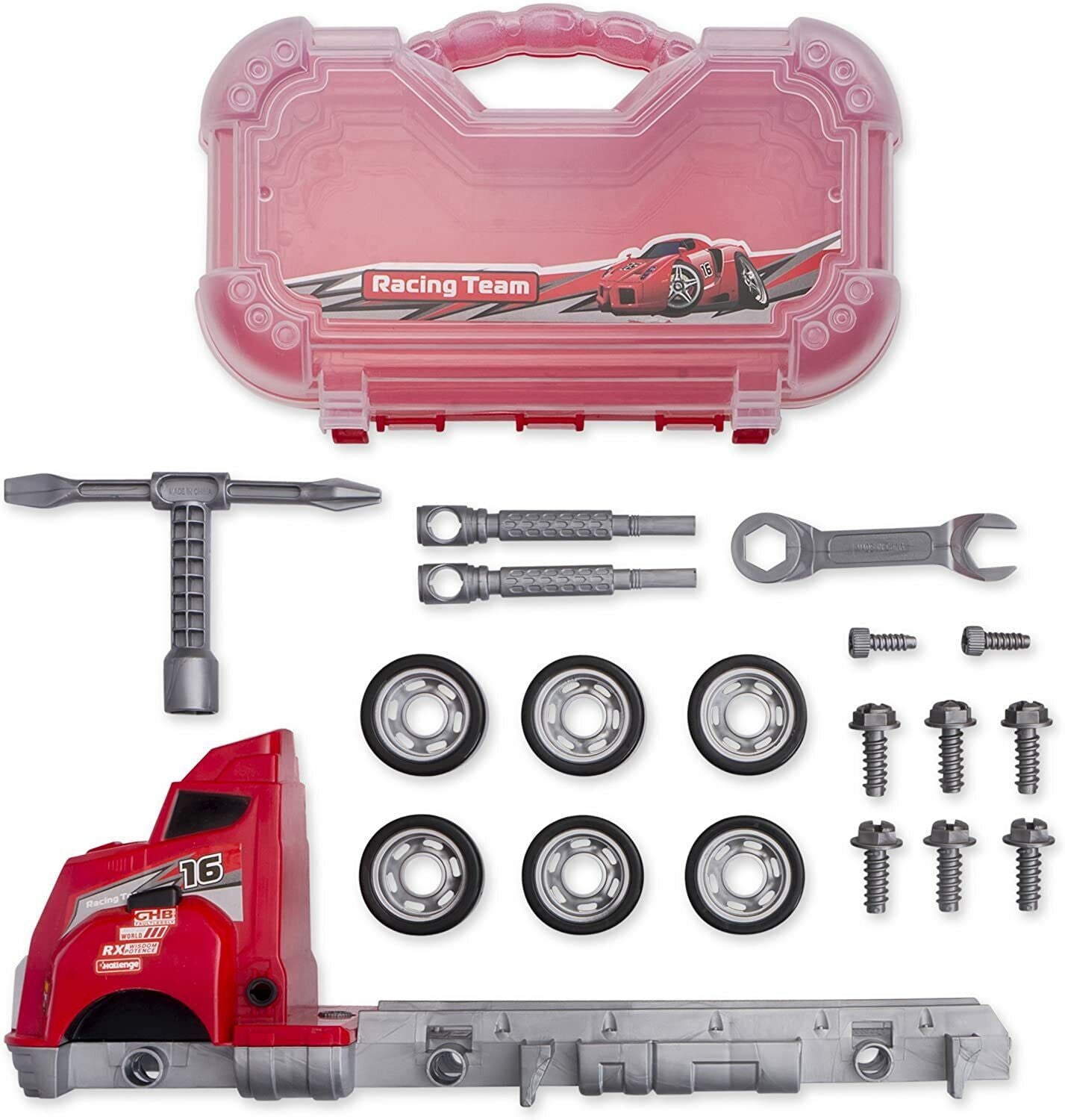 Big Daddy Transport Toy Truck With Tools To Take Apart BD-758836 thumbnail