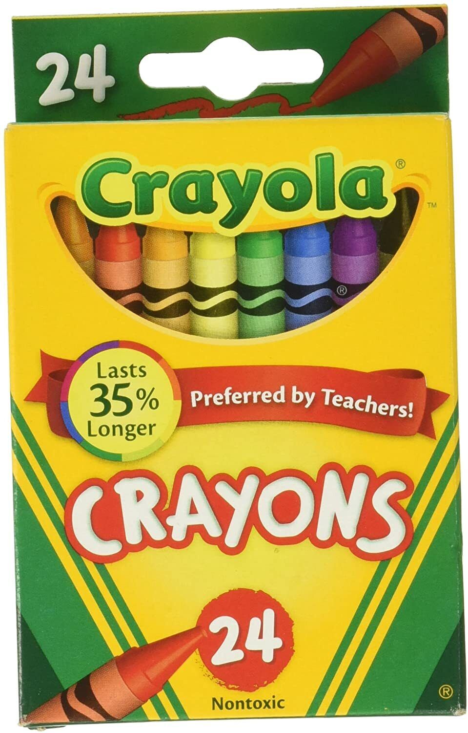 Crayola Classic Wax Crayons, 24 Colors Pack thumbnail