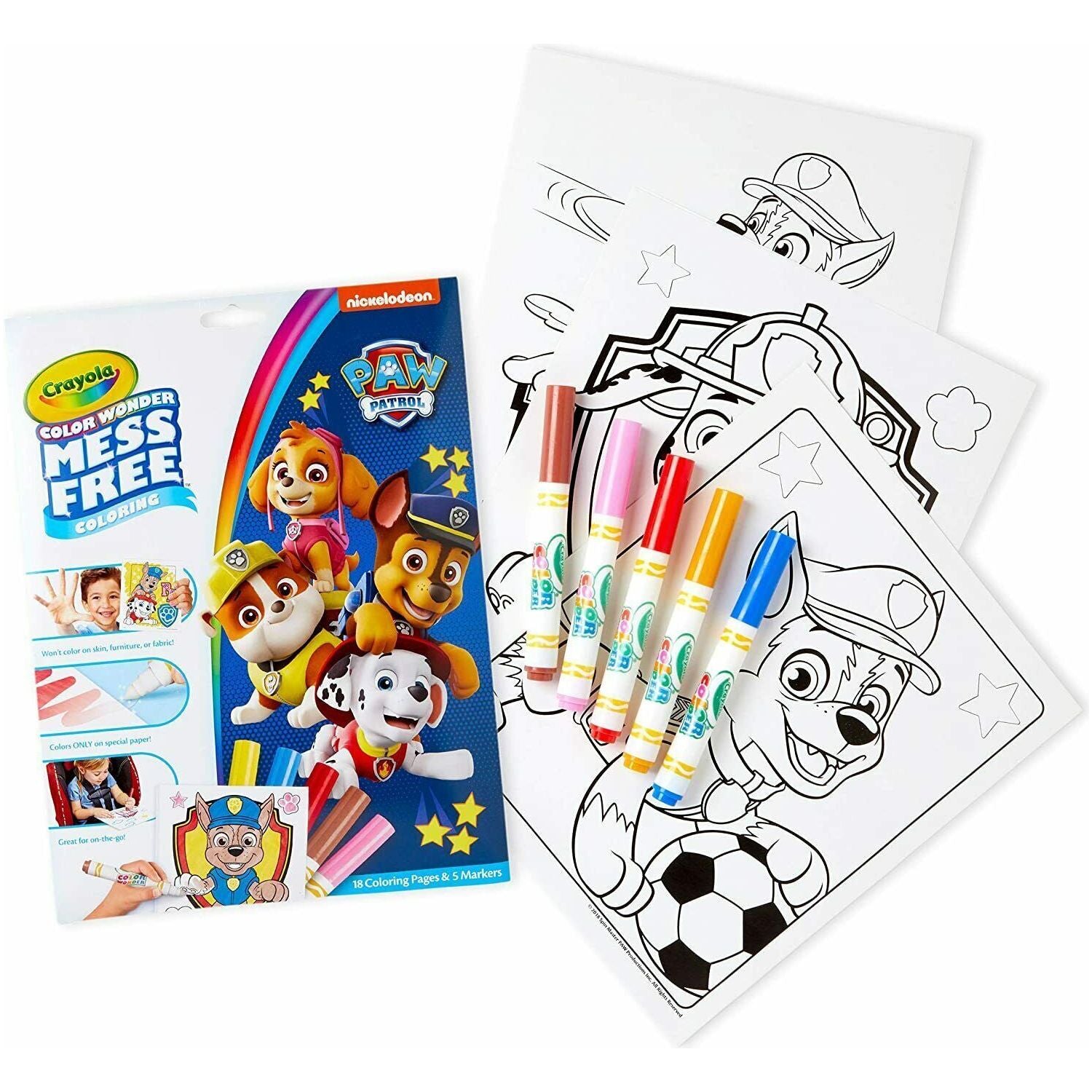 Crayola Paw Patrol Super Paws Color Wonder thumbnail