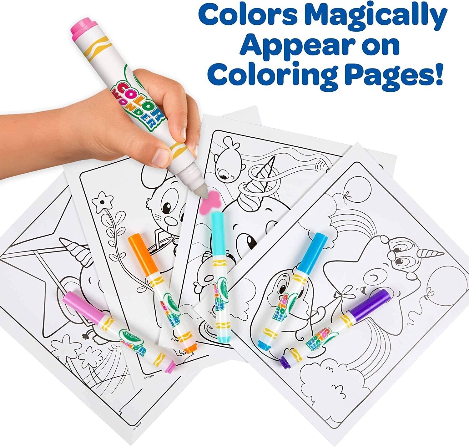 Crayola Color Wonder Uni-creatures Mess Free Coloring Pages thumbnail