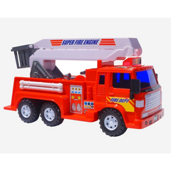 Big-Daddy Medium Duty Friction Powered fire truck with extendable ladder Holiday Toy truck. he Big-Daddy Fire Truck Toy is perfect for aspiring young firefighters, letting them race to imaginary emergencies in no time!   BD-32828