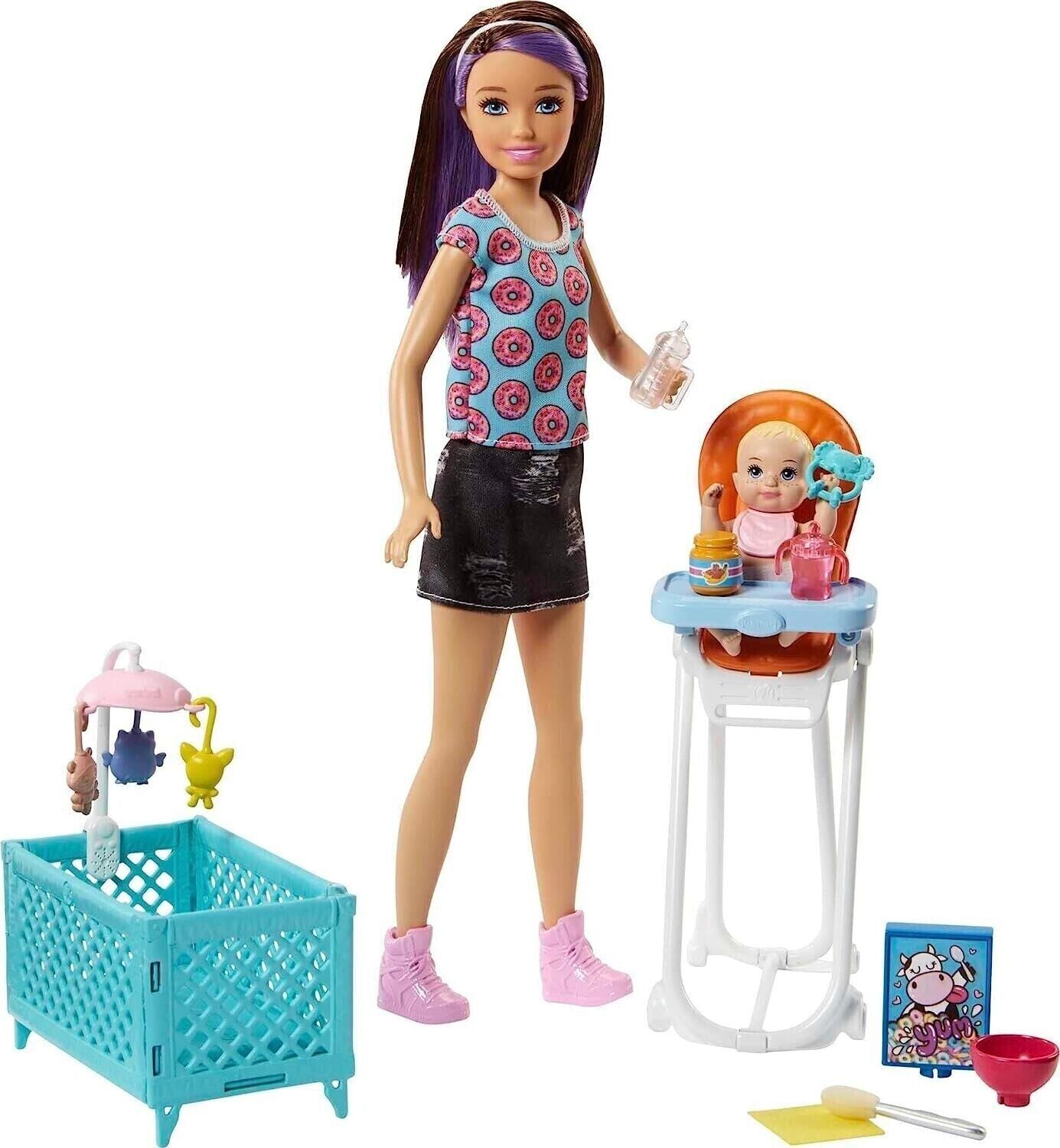 Barbie Skipper Babysitters Set with Skipper Doll