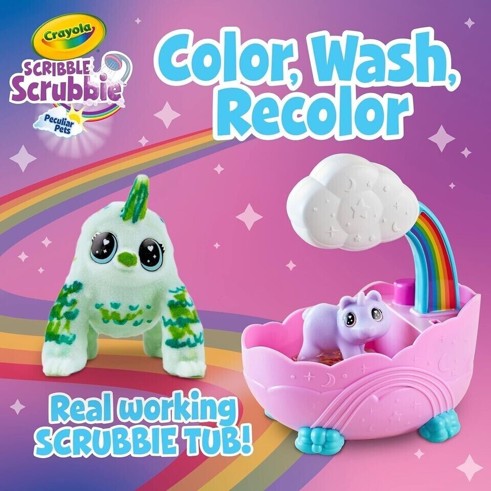 Crayola Scribble Scrubbie Peculiar Pets Set thumbnail