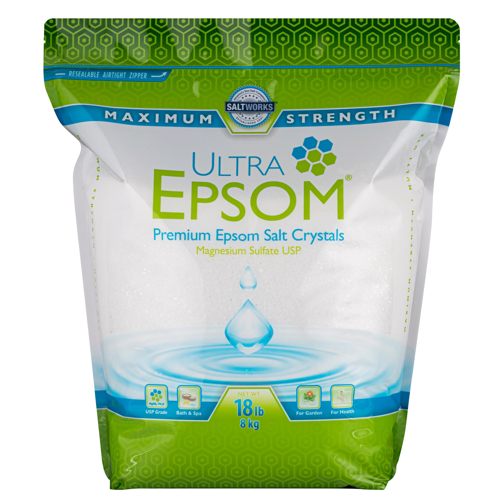 Ultra Epsom Unscented Bath Salt, 18 Pound Bag thumbnail