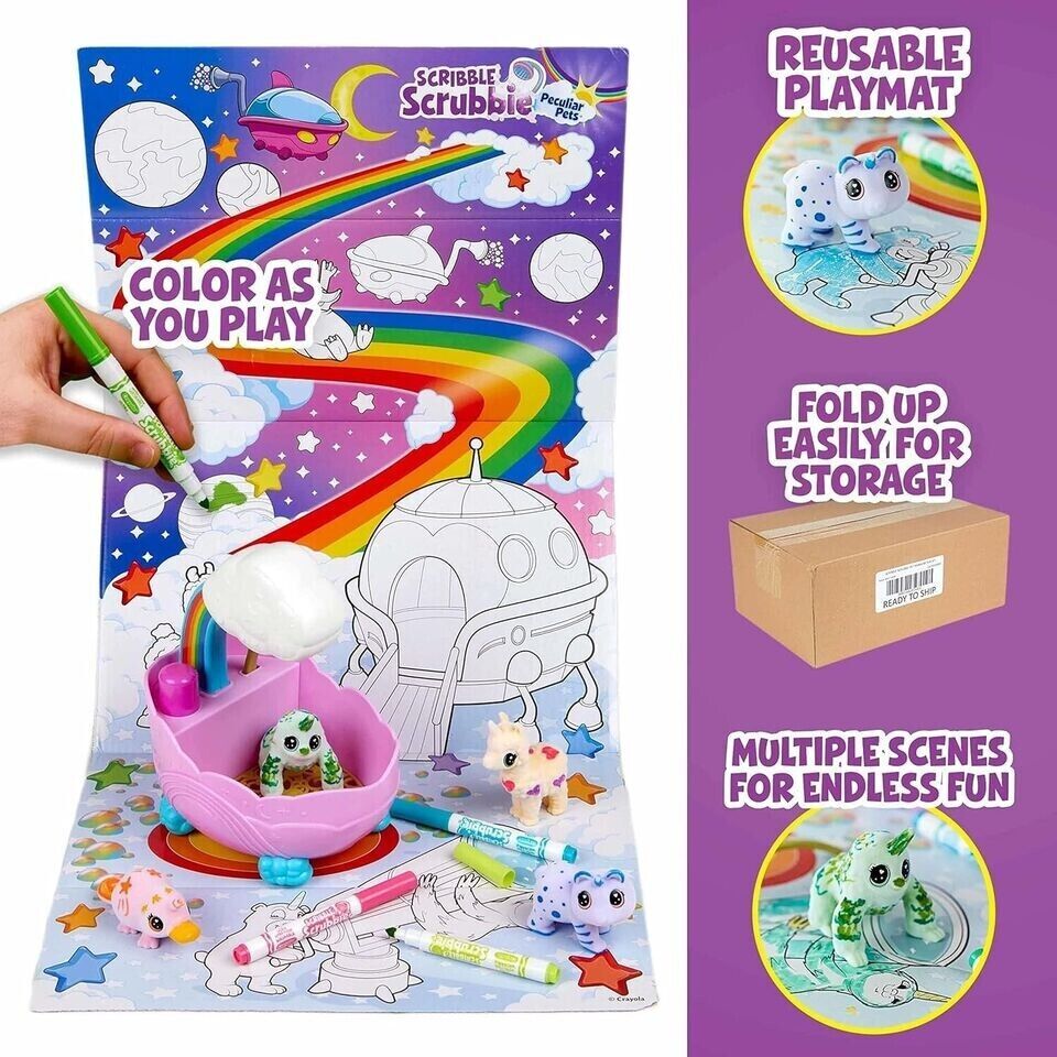 Crayola Scribble Scrubbie Peculiar Pets Set thumbnail