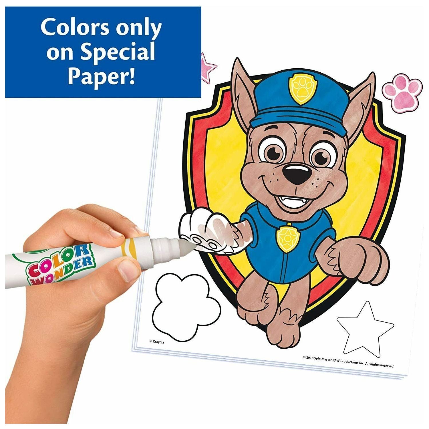 Crayola Paw Patrol Super Paws Color Wonder 75-7995 thumbnail