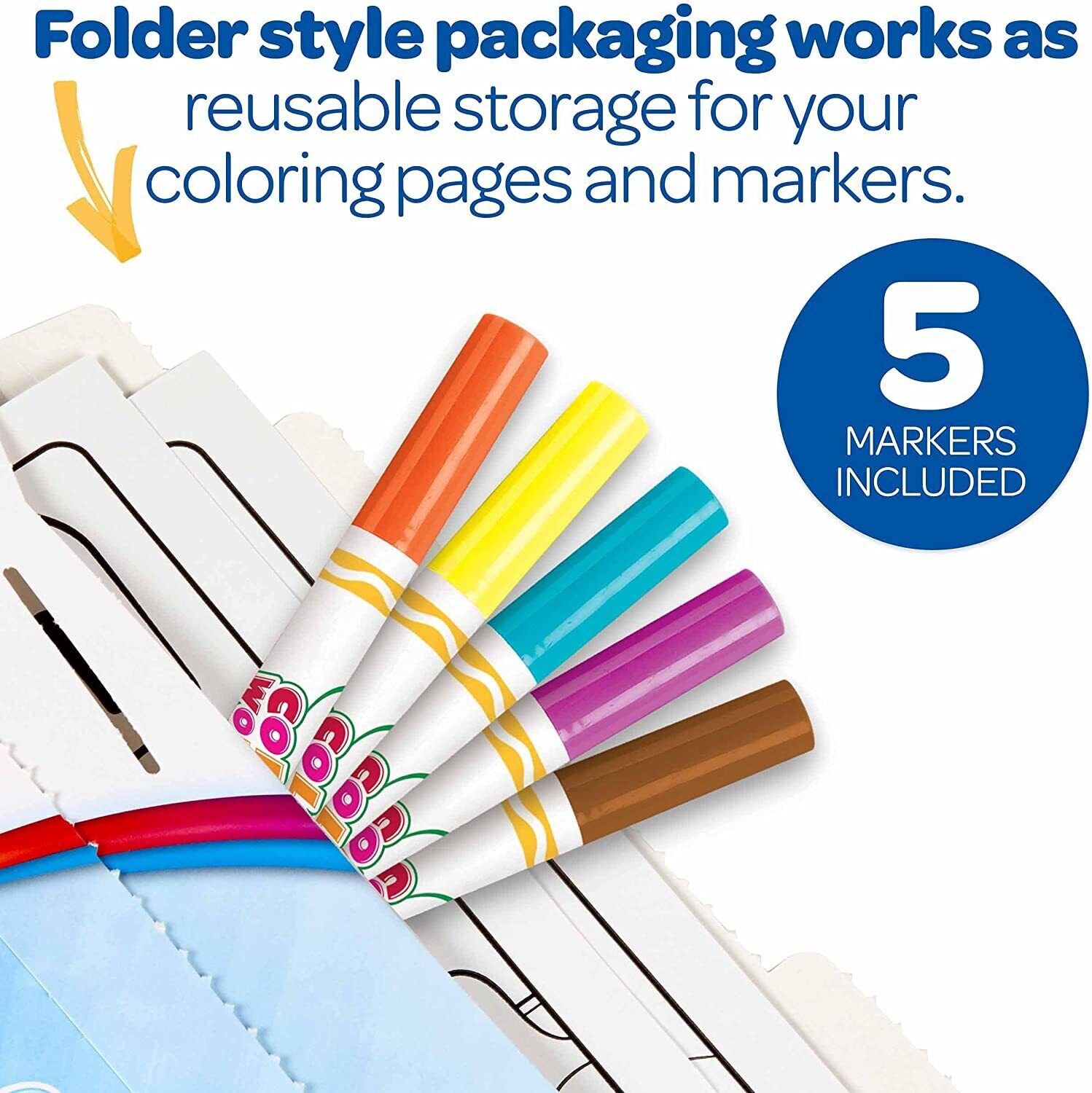 Crayola Color Wonder Blues Clues & You! Mess Free Coloring Pages. The markers are designed to only work on the special Color Wonder paper, ensuring that there is no mess or accidental marks on furniture or clothes. 75-7714 thumbnail