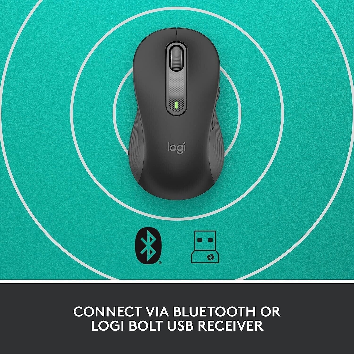Logitech Signature M650 L Left Wireless Mouse For Left Hand Graphite. Get a strong, reliable wireless connection from up to 10 meters away. Enjoy super-easy, no-hassle connectivity every time. 910-006234 | EAN: 097855167613 thumbnail