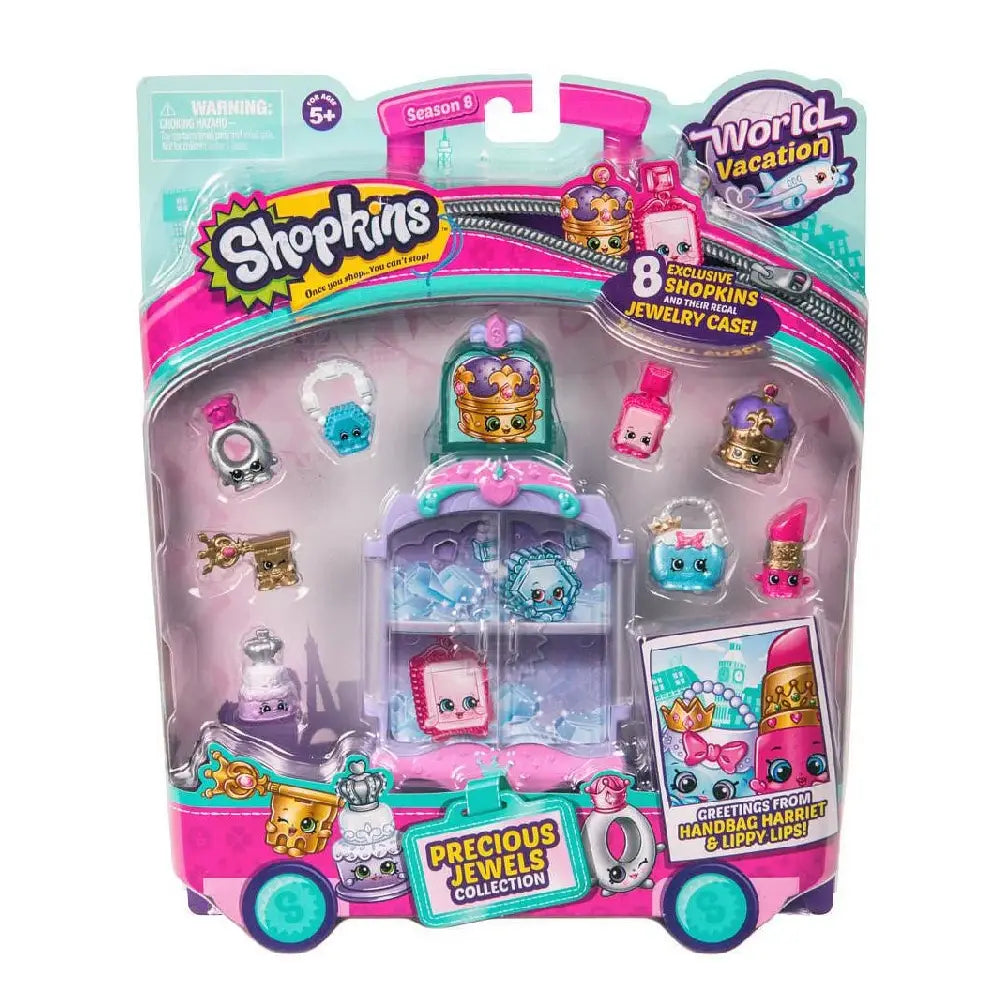 Shopkins World Vacation Europe Precious Jewels Collection Pack 56514 thumbnail