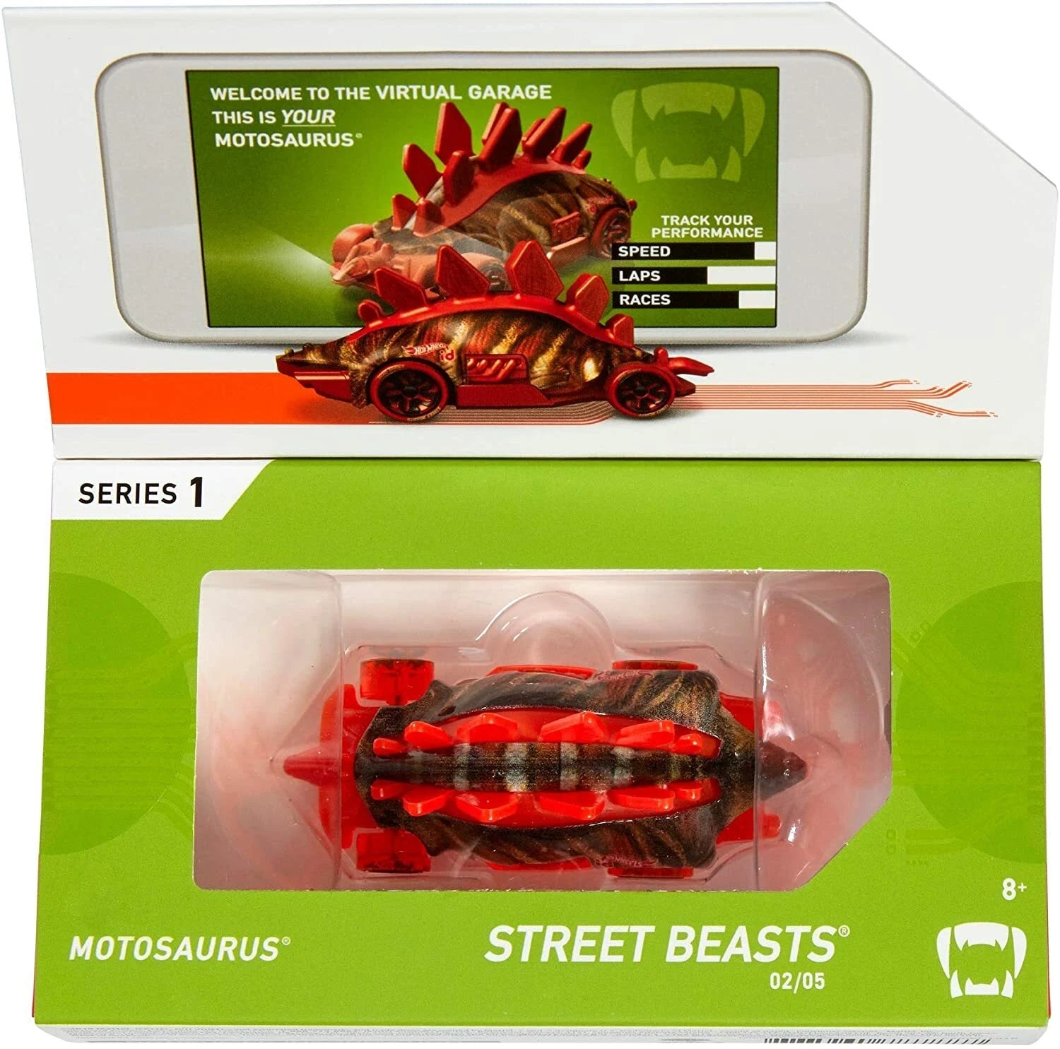 Hot Wheels ID Motosaurus Die-Cast Car FXB09 thumbnail