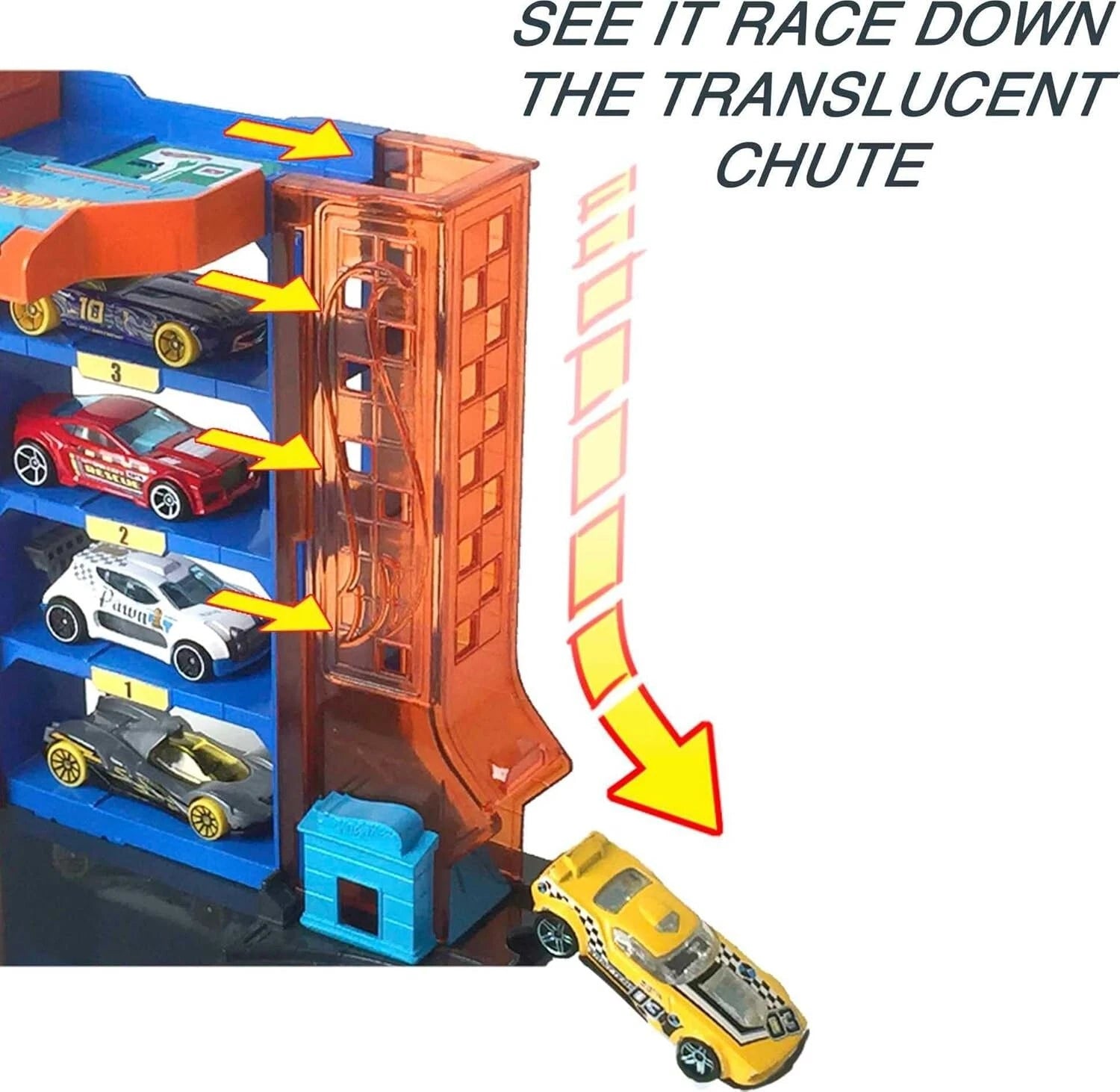 Hot Wheels City Downtown Car Park Playset HDR28 thumbnail