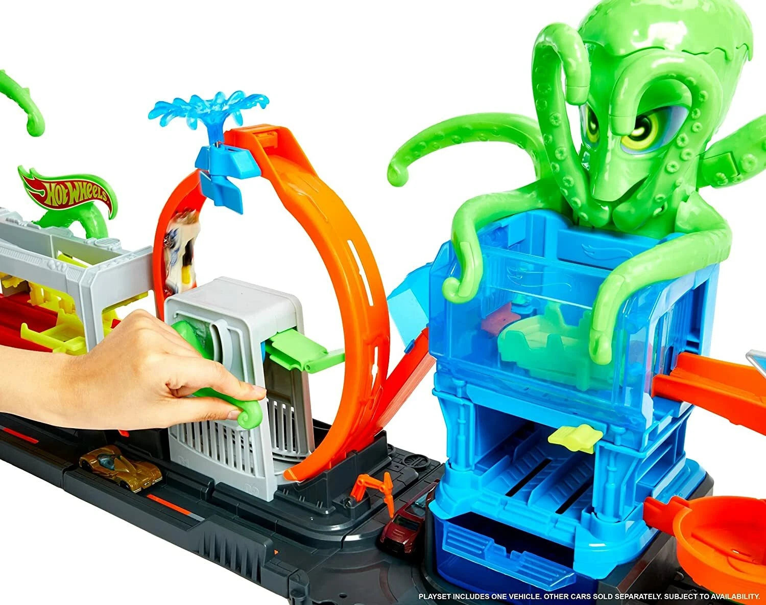Hot Wheels Ultimate Octo Carwash Playset GTT96 thumbnail