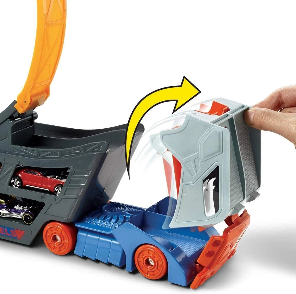 Hot Wheels Toy Car Track Set Stunt & Go Playset with 1 Toy Car GCK38 thumbnail