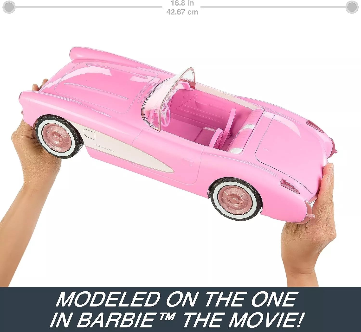 Hot Wheels Barbie RC Corvette from Barbie the Movie HPW40 thumbnail