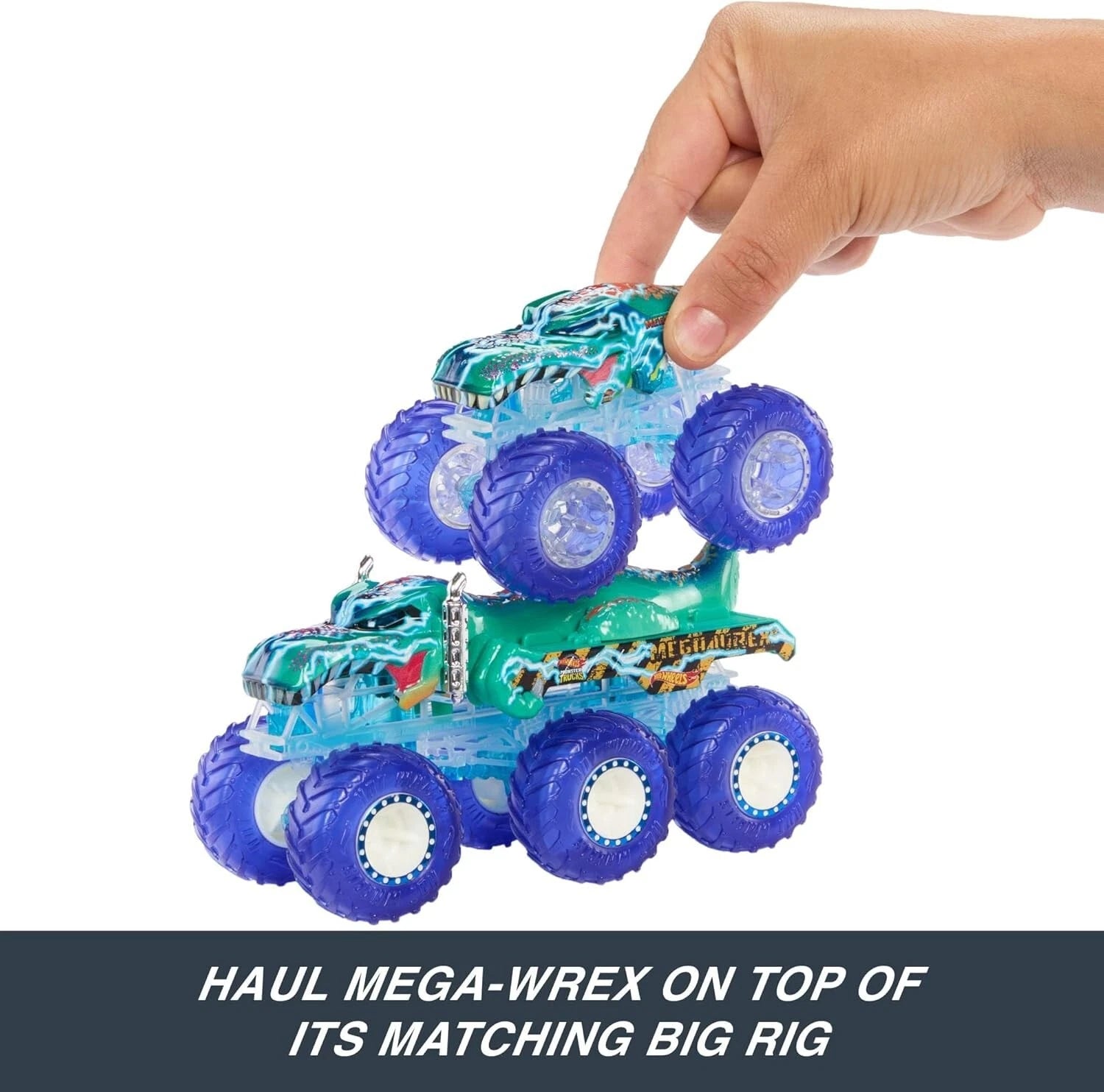 HOT WHEELS MONSTER TRUCKS BIG RIG MULTIPACK HYJ29 thumbnail