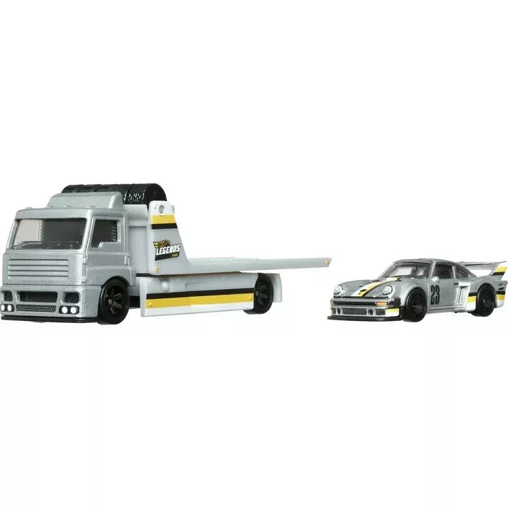 Hot Wheels Premium, Legends Transport Hauler and Toy HPG19 thumbnail