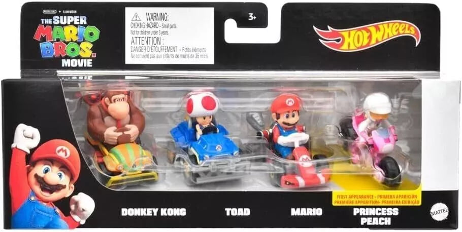 Hot Wheels The Super Mario Bros. Movie 4 Pack HKD43 thumbnail