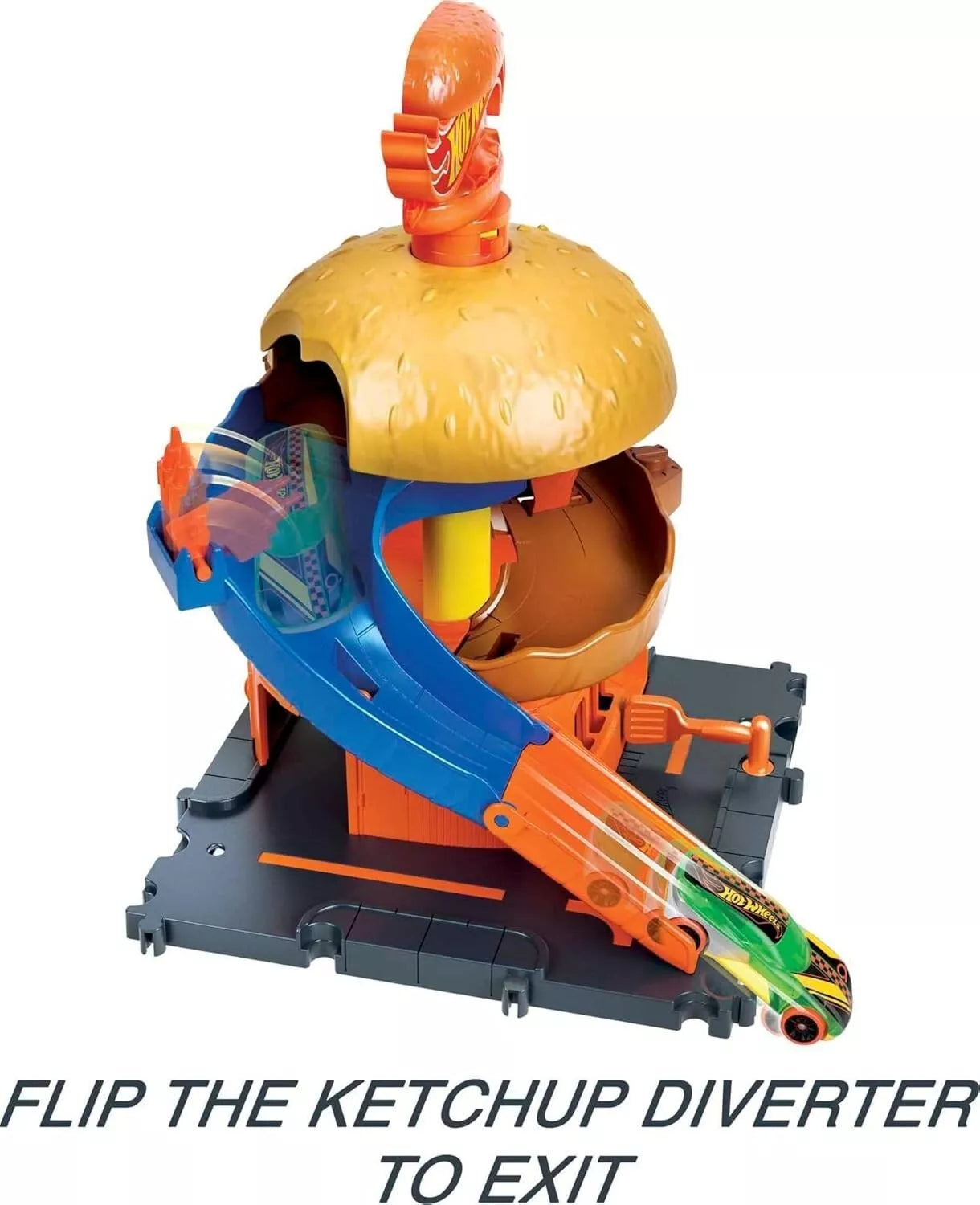 Hot Wheels City Burger Drive-Thru Playset HDR26 thumbnail