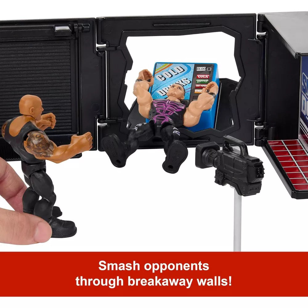 WWE Knuckle Crunchers Final Boss Microphone Playset with The Rock thumbnail
